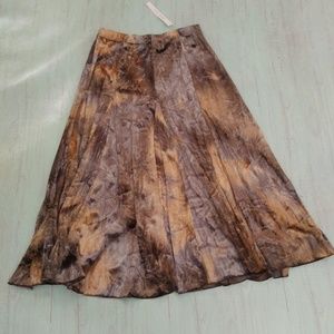 Gabriella Rossi Ombre Velvet Skirt Size Small NWT